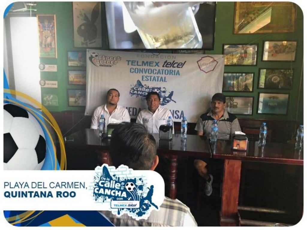 Presentan torneo De la Calle a la Cancha en Quintana Roo Fundación