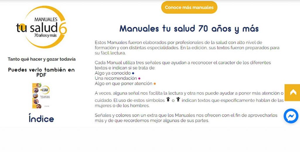 Manuales Tu Salud 70 Años Y Más, Información Clave Para Vivir Una Vejez ...