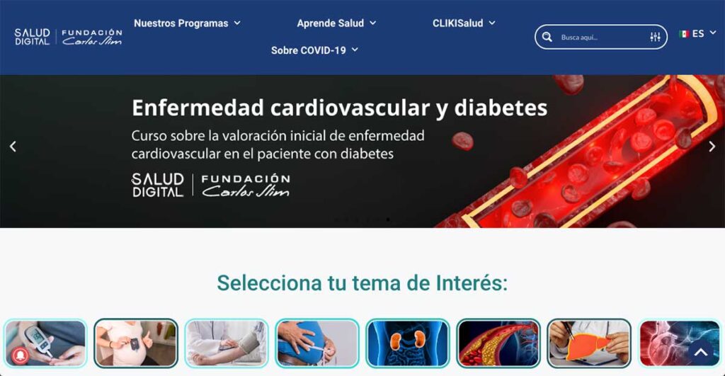 Conoce La Sección Enfermedades Crónicas De La Plataforma Salud Digital Fundación Carlos Slim 0922